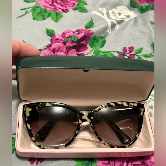 Kate Spade DAESHA 0581 Havana Black / Dark Gray Gradient Sunglasses - Picture 4 of 7